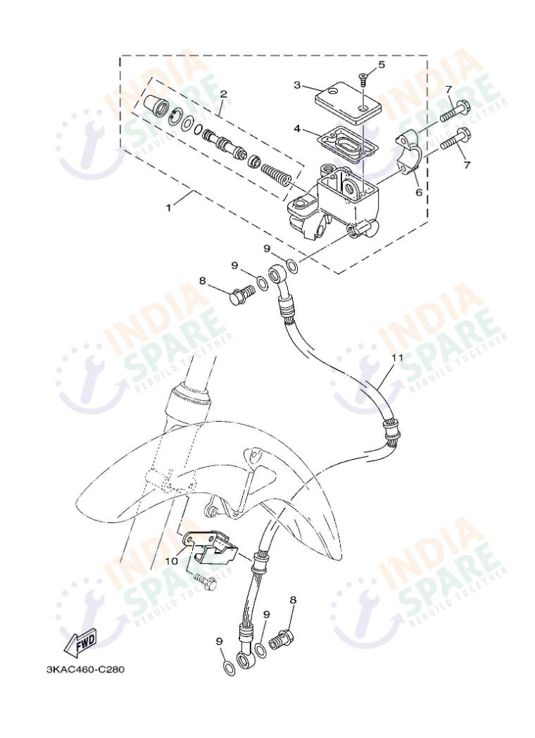FRONT MASTER CYLINDER